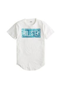 Hollister, Herren Shirt, Weiß