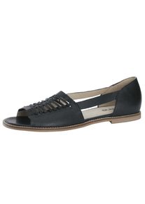 Heine, Damen Ballerina, Schwarz