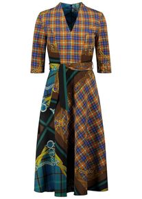 Nicowa, Damen Kleid 'OISANNA', Blau / Mischfarben