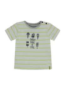 Kanz, T-Shirt 'Eis', Grau / Grün