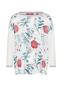 s.Oliver RED LABEL, Damen Shirt, Creme / Mischfarben