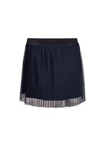 WE Fashion, Mädchen Plissérock 'SOLANGE', Navy / Schwarz