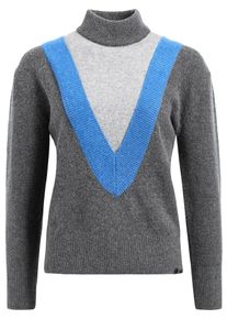 Khujo, Damen Pullover 'AYLARA', Blau / Dunkelgrau
