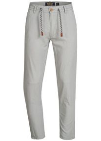 INDICODE JEANS, Herren Leinen-Hose 'Veneto', Hellgrau