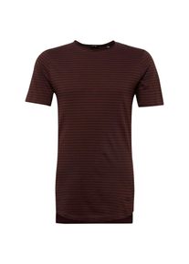 Only & Sons Only & Sons, Herren Gestreiftes T-Shirt, Weinrot / Schwarz