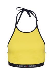Tommy Hilfiger Underwear, Damen Bikini Crop Top, Gelb / Schwarz