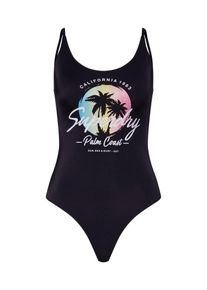 Superdry, Damen Bademode 'OMBRE SCOOP', Schwarz