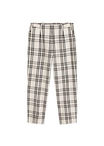 Mango, Damen Hose 'Mose', Schwarz / Wei&szlig;