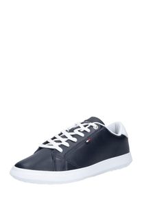 Tommy Hilfiger, Herren Sneaker 'ESSENTIAL LEATHER CUPSOLE', Navy / Wei&szlig;