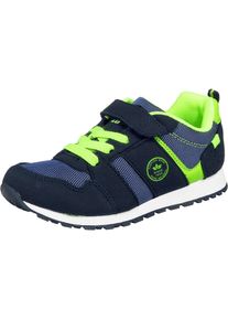 Lico, Sneakers 'Rosario VS', Blau / Nachtblau / Neongr&uuml;n