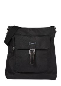 Tom Tailor, Damen Umhängetasche 'RINA', Schwarz / Silber