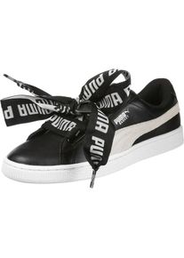 Puma, Damen Sneaker 'Basket Heart DE', Schwarz / Offwhite