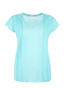 TRIANGLE, Damen Batistbluse, Aqua