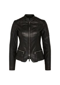 Be Edgy, Damen Lederjacke 'Olivia', Schwarz