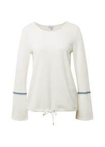 Tom Tailor, Damen Langarmshirt, Offwhite