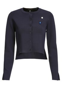 Apart, Damen Bolero mit abnehmbarer Brosche, Navy