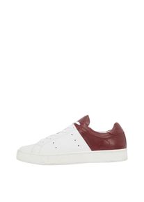 Bianco, Damen Sneaker, Burgunder / Wei&szlig;