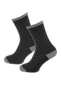 Esprit, Damen Socken, Grau / Schwarz