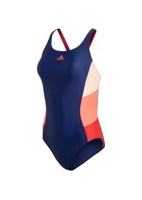 adidas Performance, Damen Schwimmanzug, Dunkelblau / Koralle / Rot