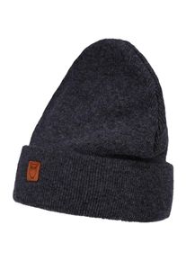 KnowledgeCotton Apparel, Herren Mütze 'Beanie organic wool - GOTS', Dunkelgrau