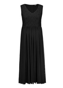 SAMOON, Damen Kleid, Schwarz