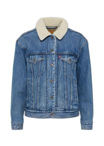 Levi's LEVI'S, Damen Jacke 'Ex-Bf Sherpa Trucker', Blue Denim