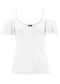 Lascana, Damen Strandtop, Weiß