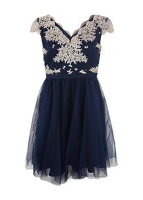 Chi Chi London Chi Chi Curve, Damen Kleid, Blau