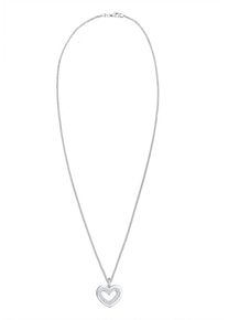 Diamore, Damen Kette 'Herz', Silber / Weiß