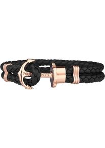Paul Hewitt, Damen Armband 'PH-PH-L-R-B', Rosegold / Schwarz