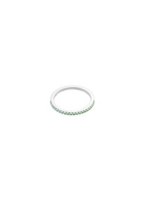 ID fine, Damen Ring 'Green Simplicity', Hellgr&uuml;n / Silber