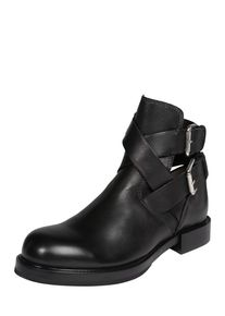 Diesel, Damen Schnallen-Boots 'Komb' aus Leder, Schwarz