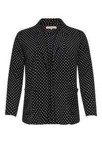 Only Carmakoma, Damen Blazer, Schwarz / Wei&szlig;