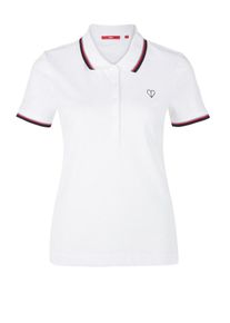 s.Oliver RED LABEL, Damen Poloshirt, Mischfarben / Wei&szlig;