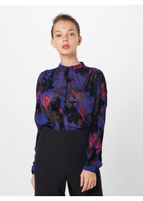 Y.A.S, Damen Bluse, Blau / Pinkmeliert / Schwarz