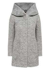 Only, Damen Woll Mantel, Grau