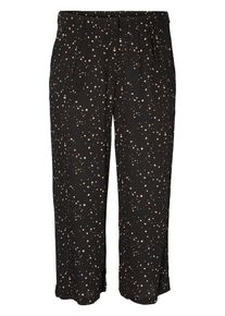 JUNAROSE, Damen Gepunktete Hose, Schwarz