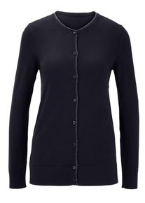 Heine, Damen Strickjacke, Dunkelblau