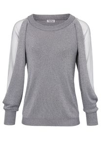 Heine, Damen Pullover, Grau