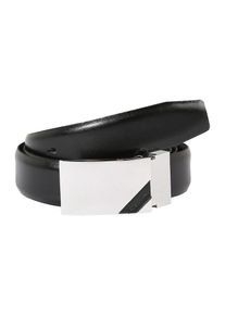 Calvin Klein, Herren G&uuml;rtel '3CM ADJ.BOMBED PLAQUE BELT', Schwarz