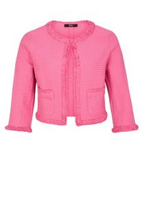 s.Oliver BLACK LABEL, Damen Kurze Boucl&eacute;-Jacke, Pink