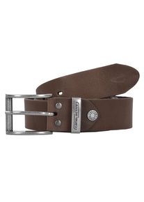 Camel Active, Herren G&uuml;rtel V Leder 90 cm, Braun / Dunkelbraun