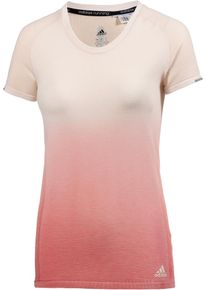 adidas Performance, Damen Laufshirt, Creme / Himbeer