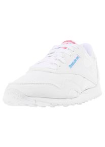 Reebok CLASSIC, Damen Sneaker, Neonblau / Neonrot / Wei&szlig;