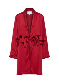 Lost Ink, Damen Jacke 'TIE WAIST THROW ON', Rot