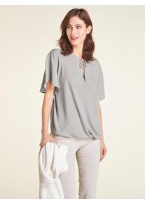 Heine, Damen Bluse, Hellgrau