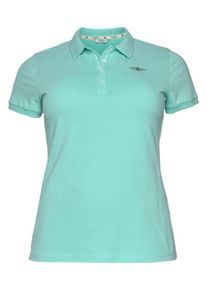Tom Tailor, Damen Polo Team Poloshirt, Gr&uuml;n