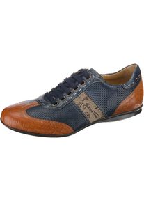 Galizio Torresi, Herren Schnürschuhe 'Rafael', Navy / Cognac