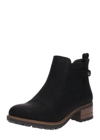 Rieker, Damen Chelsea-Stiefelette, Hellbraun / Schwarz