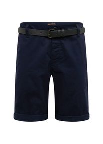 Review, Herren Chino 'CHINO BASIC BELT', Navy
